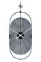 Wallity Sntr - Silver Reloj de pared decorativo